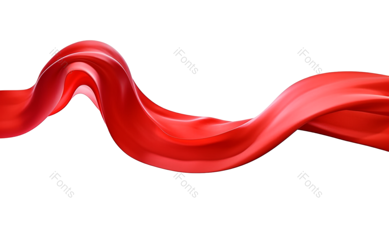 插画图片,浪漫元素,缎带PNG,快乐免抠素材